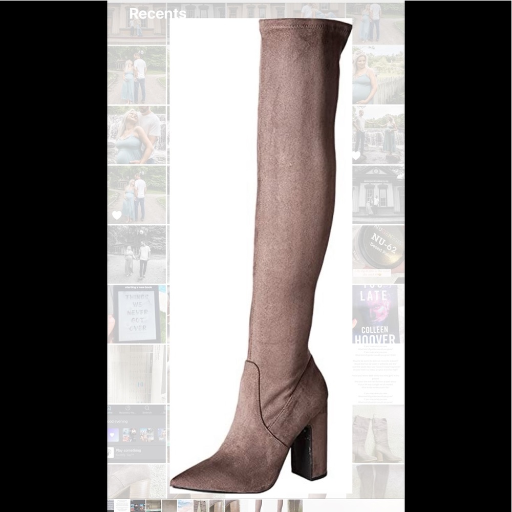 Steve Madden Women's Gorgeena Fashion Boot 8.5 Thigh High